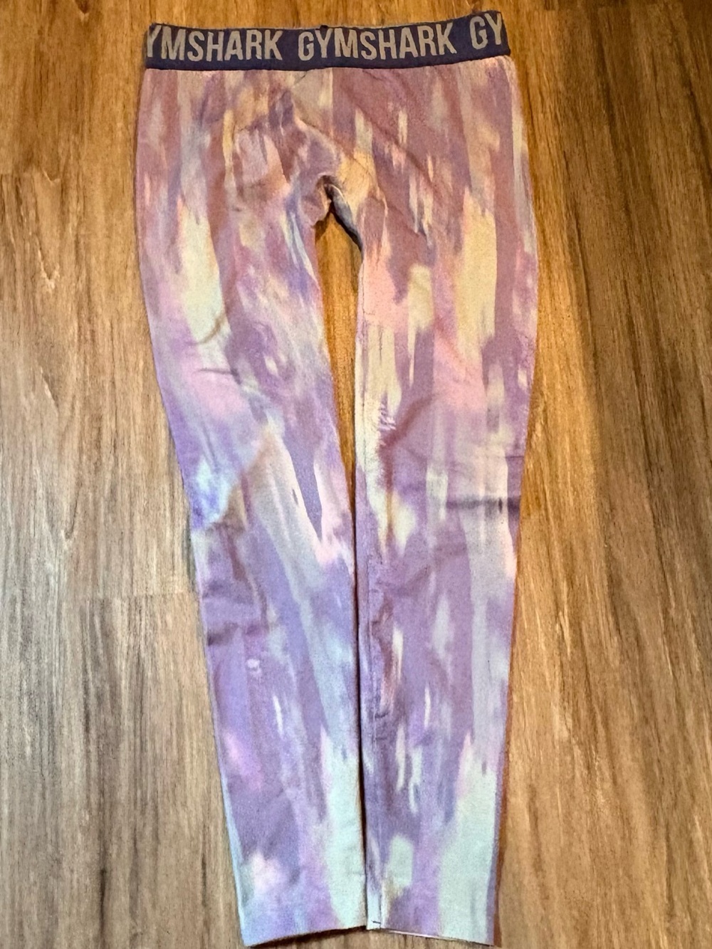 Gymshark Lavender and Pink High-Waist Leggings
